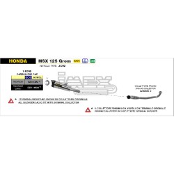 Silencieux ARROW X-KONE pour Honda MSX 125 2021-...