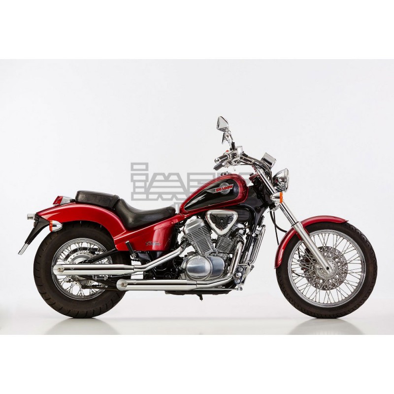 Ligne Complète FALCON CROMO LINE SLASH-CUT Honda VT 600 Shadow 1988-2000 Ligne Complète FALCON CROMO LINE SLASH-CUT Honda VT 600 Shadow 1988-2000