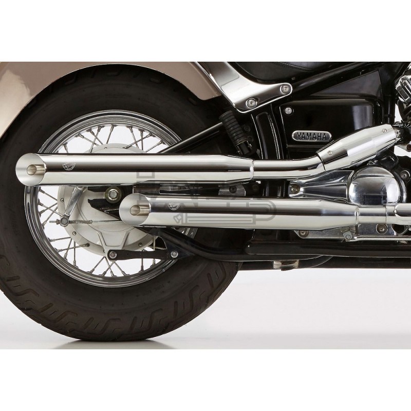 Ligne Complète FALCON CROMO LINE SLASH-CUT Yamaha XV 750 / 1000 / 1100 VIRAGO Ligne Complète FALCON CROMO LINE SLASH-CUT Yamaha XV 750 / 1000 / 1100 VIRAGO