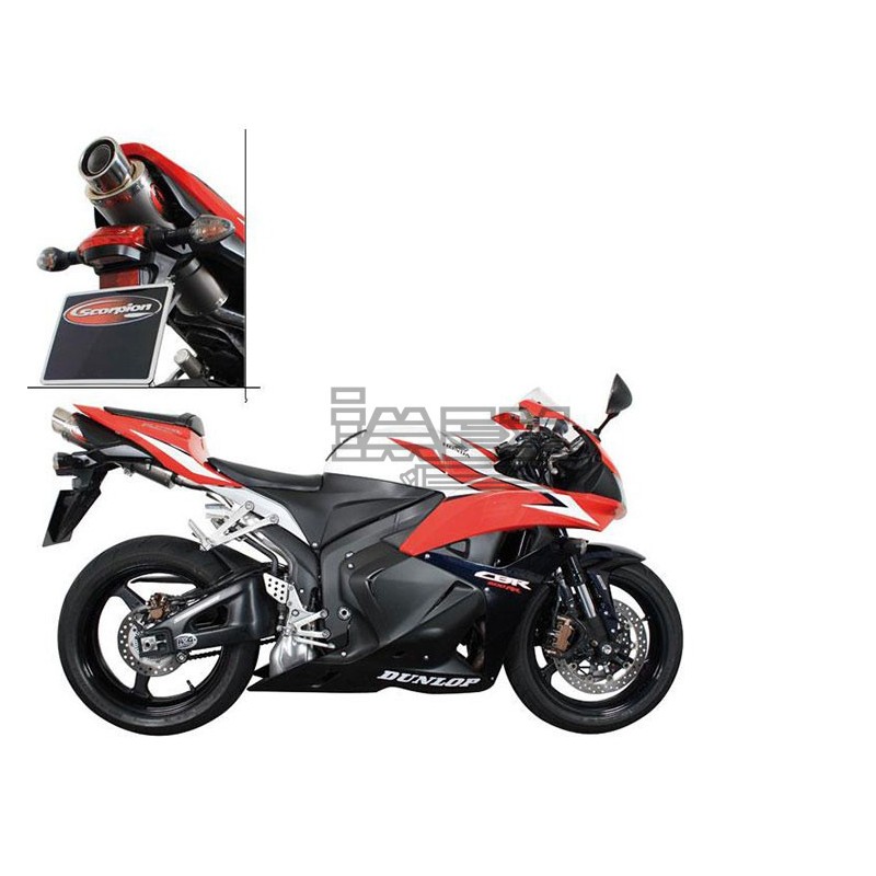 Silencieux SCORPION Stealth Adapt.Honda CBR 600 RR 2009-2012 Silencieux SCORPION Stealth Adapt.Honda CBR 600 RR 2009-2012