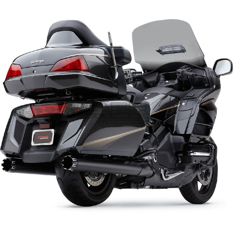 Silencieux COBRA Slip-on Black Edition Honda GL 1800 2001-2017 Silencieux COBRA Slip-on Black Edition Honda GL 1800 2001-2017