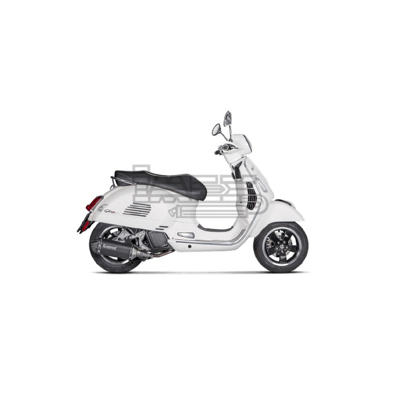 Silencieux Akrapovic Slip-on Piaggio VESPA 125 GTS SUPER IE 2021-... Silencieux Akrapovic Slip-on Piaggio VESPA 125 GTS SUPER IE 2021-...