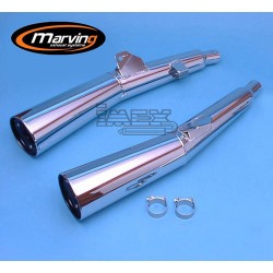 Silencieux MARVING Style Origine Yamaha XJ 650 1980-1984, XJ 750 1984-1987 et XJ 900 1983-1994