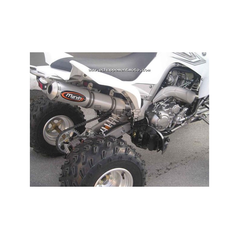 Silencieux Marving Quad Atv Line (big ovale) pour Yamaha RAPTOR YFZ 700 R  2006-2014