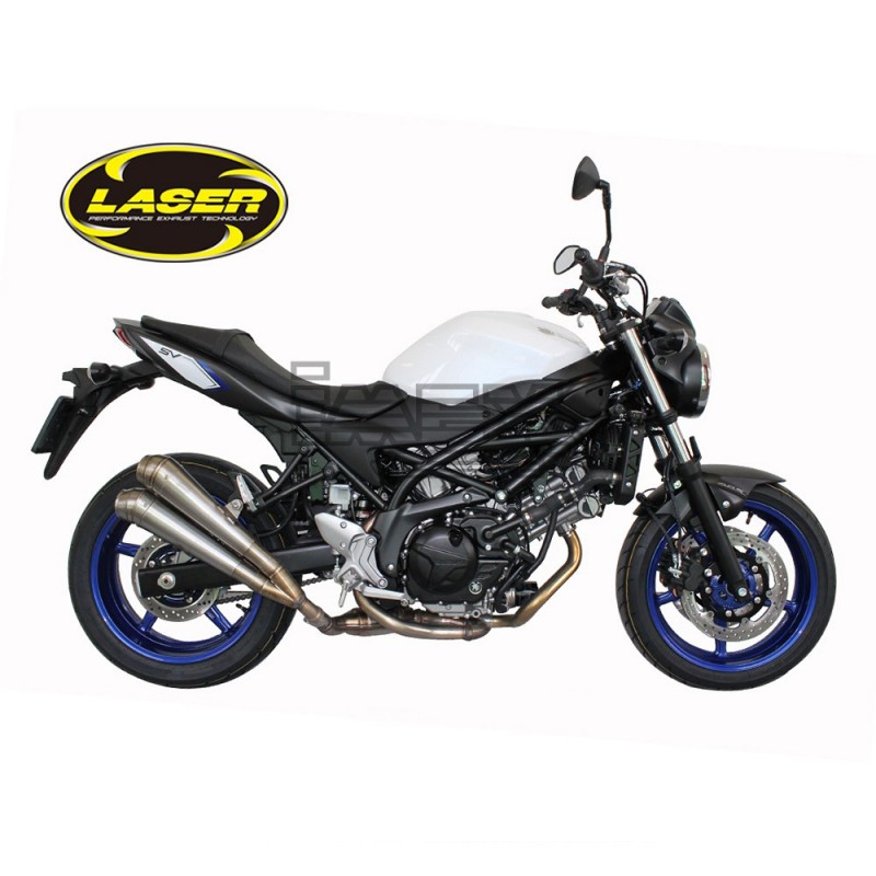 Silencieux LASER X-Treme GP-Style Adapt. Suzuki SV 650 N/S 2016-... Silencieux LASER X-Treme GP-Style Adapt. Suzuki SV 650 N/S 2016-...