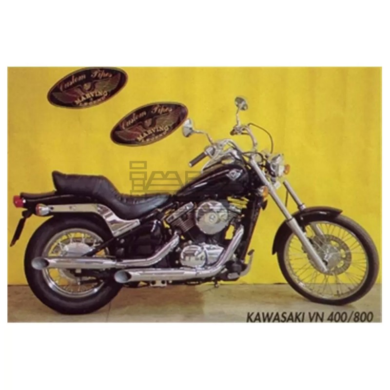Silencieux Marving Legend Turn-out pour Kawasaki VN 800 CLASSIC 1996-2006 Silencieux Marving Legend Turn-out pour Kawasaki VN 800 CLASSIC 1996-2006