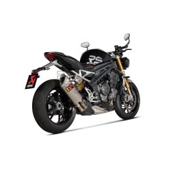 Silencieux AKRAPOVIC SLIP-ON pour Triumph Speed Triple 1200 RR / RS 2021-...