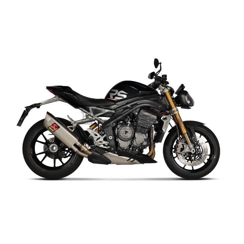 Silencieux AKRAPOVIC SLIP-ON pour Triumph Speed Triple 1200 RR / RS 2021-... Silencieux AKRAPOVIC SLIP-ON pour Triumph Speed Triple 1200 RR / RS 2021-...