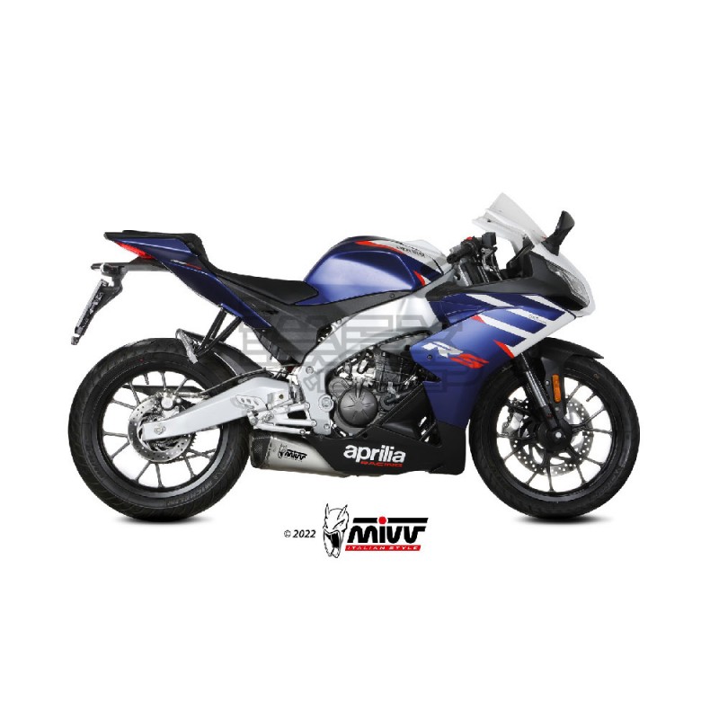 Ligne Complète MIVV Delta Race Aprilia 125 RS 4 2021-... Ligne Complète MIVV Delta Race Aprilia 125 RS 4 2021-...