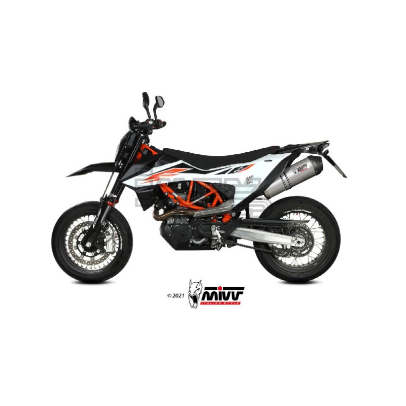 Silencieux MIVV Sportline ovale KTM 690 SMC / Enduro 2021-... Silencieux MIVV Sportline ovale KTM 690 SMC / Enduro 2021-...