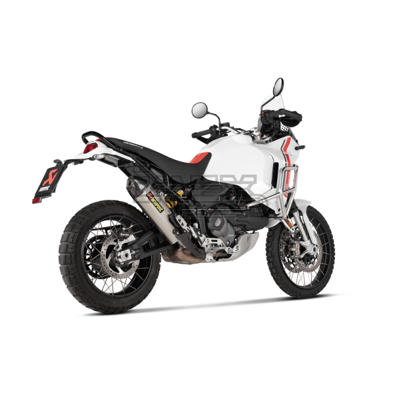Silencieux Akrapovic Slip-on Ducati Desert X 950 2022-... Silencieux Akrapovic Slip-on Ducati Desert X 950 2022-...