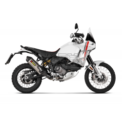 Manchon raccord sans catalyseur Akrapovic Slip-on Ducati Desert X 950 et 937 Monster