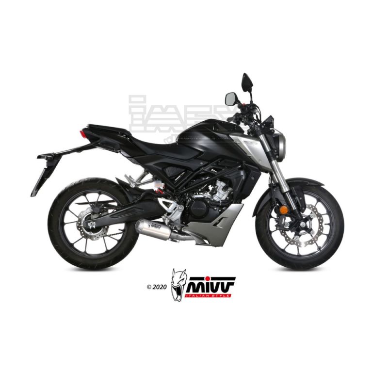 Ligne Complète MIVV MK 3 Honda CB 125 R 2018-2020 Ligne Complète MIVV MK 3 Honda CB 125 R 2018-2020
