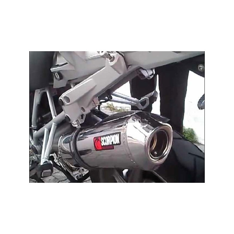 Silencieux Scorpion Factory ovale BMW R1200 GS 2004-2009 Silencieux Scorpion Factory ovale BMW R1200 GS 2004-2009