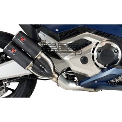 Silencieux IXRACE DCX2 Adapt. HONDA Forza 750 2021-… et X-ADV 750 2017-…
