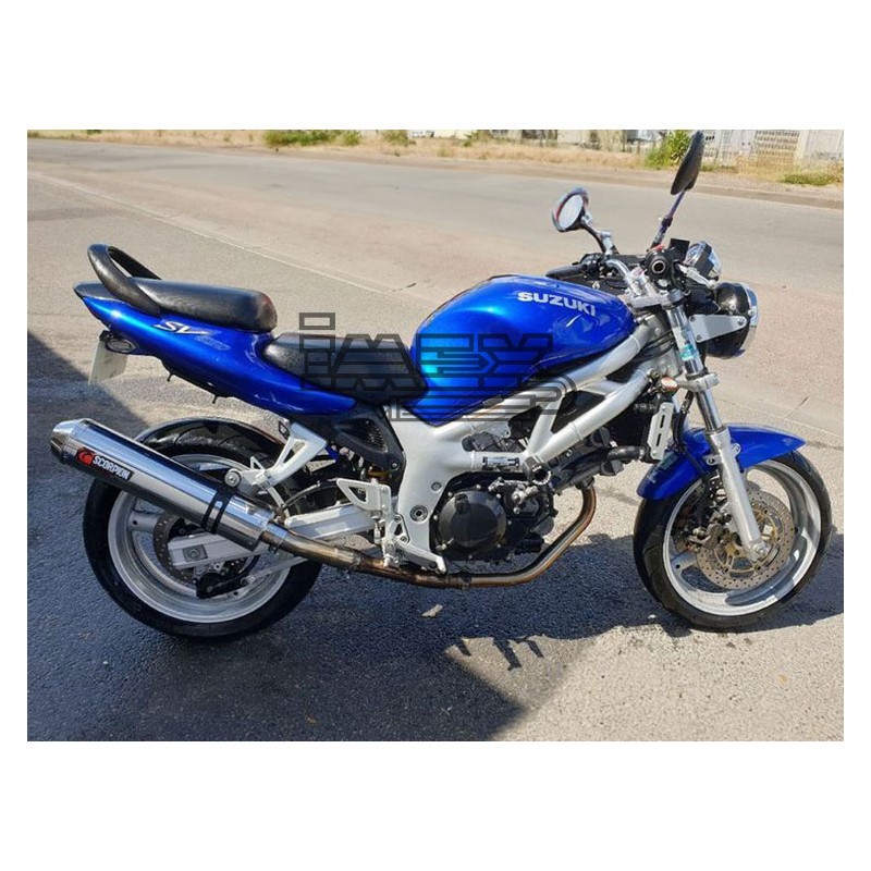 Silencieux Scorpion Factory rond Suzuki SV650 N / S 2004 -2015 Silencieux Scorpion Factory rond Suzuki SV650 N / S 2004 -2015