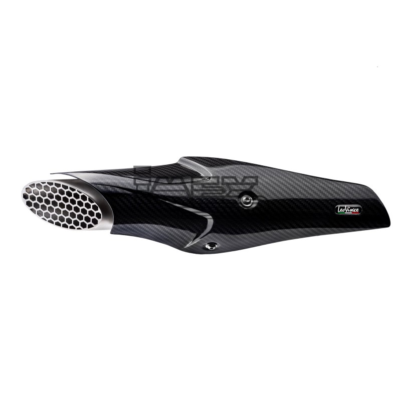 Embout de silencieux avec protection carbone Leovince Yamaha MT 07 Embout de silencieux avec protection carbone Leovince Yamaha MT 07