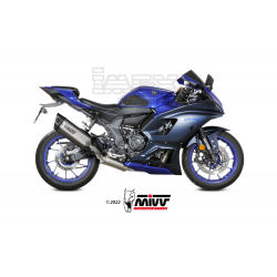 Ligne complète MIVV SR1 (coupelle carbone) avec pré-chambre Yamaha 700 R7 2022-...
