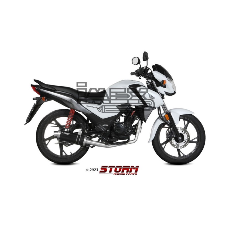Ligne Complète Storm GP Adapt. HONDA CB 125 F 2021-... Ligne Complète Storm GP Adapt. HONDA CB 125 F 2021-...