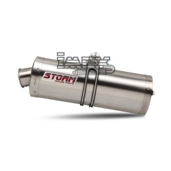 Silencieux Storm Ovale Adapt. SUZUKI GSX-R 600 1997-2000 et GSX-R 750 1996-1999