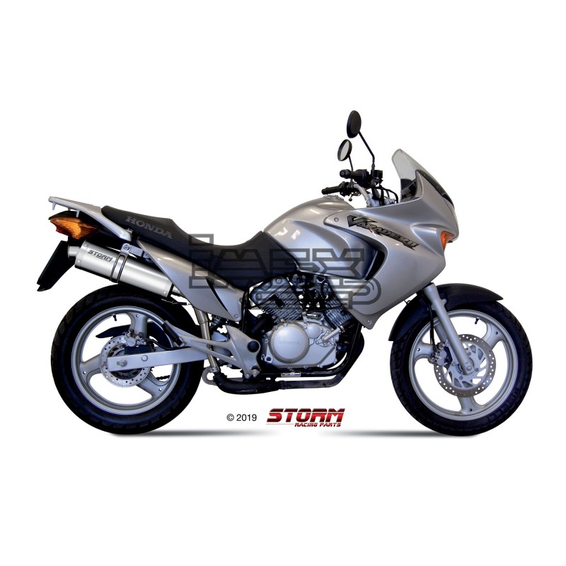Silencieux Storm Ovale Adapt. HONDA XL 125 V Varadero 2007-2011 Silencieux Storm Ovale Adapt. HONDA XL 125 V Varadero 2007-2011