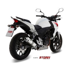 Silencieux Storm GP Adapt. HONDA CB 500 F / X 2013-2015 et CBR 500 R 2013-2015