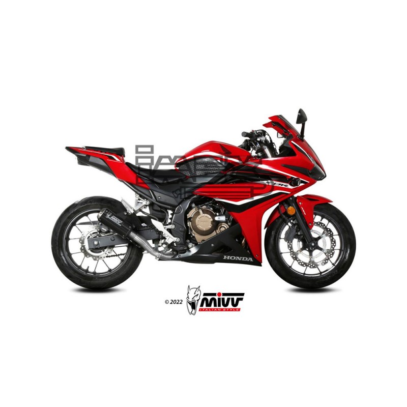 Silencieux MIVV MK3 HONDA CBR 500 R 2019-2023 Silencieux MIVV MK3 HONDA CBR 500 R 2019-2023