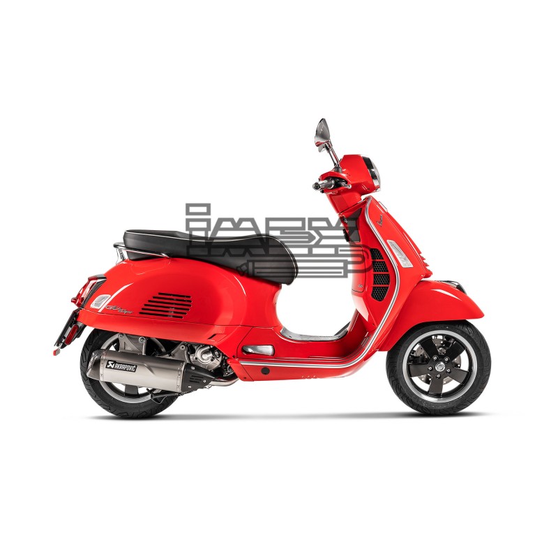 Silencieux AKRAPOVIC Slip-On (coupelle carbone) Piaggio VESPA GTS SUPER 125 IE / GTS 250 / GTV 250 / GTS SUPER 300 / GTV 300 Silencieux AKRAPOVIC Slip-On (coupelle carbone) Piaggio VESPA GTS SUPER 125 IE / GTS 250 / GTV 250 / GTS SUPER 300 / GTV 300