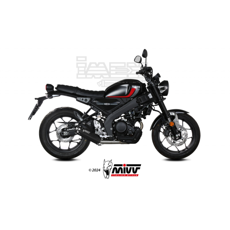 Ligne Complète MIVV HR-1 Yamaha 125 XSR 2021-... Ligne Complète MIVV HR-1 Yamaha 125 XSR 2021-...
