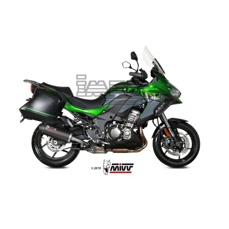 Silencieux MIVV SPORTLINE (coupelle carbone) ovale KAWASAKI Versys 1000 2019-... Silencieux MIVV SPORTLINE (coupelle carbone) ovale KAWASAKI Versys 1000 2019-...