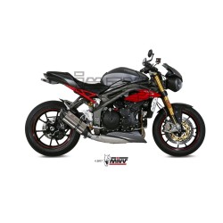 Silencieux MIVV SUONO (coupelle carbone) Triumph Speed Triple 1050/R/S 2016-2017