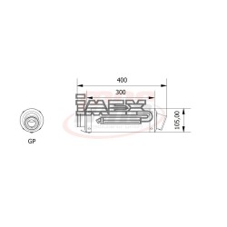 Silencieux MIVV ROUND GP Kawasaki Z 750 2004-2006