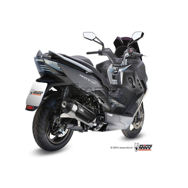 Ligne Complète MIVV URBAN Kymco XCITING 400 2013-2020 Ligne Complète MIVV URBAN Kymco XCITING 400 2013-2020
