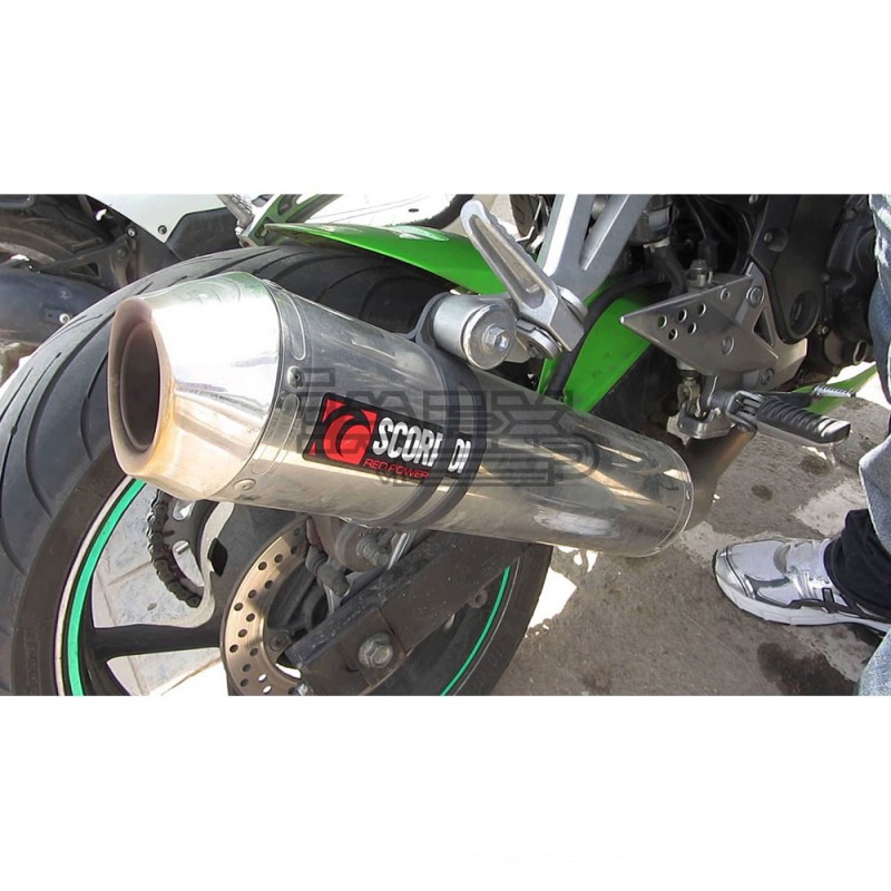 Silencieux SCORPION Factory rond Adapt.Kawasaki Z 750 2004-2006 Silencieux SCORPION Factory rond Adapt.Kawasaki Z 750 2004-2006